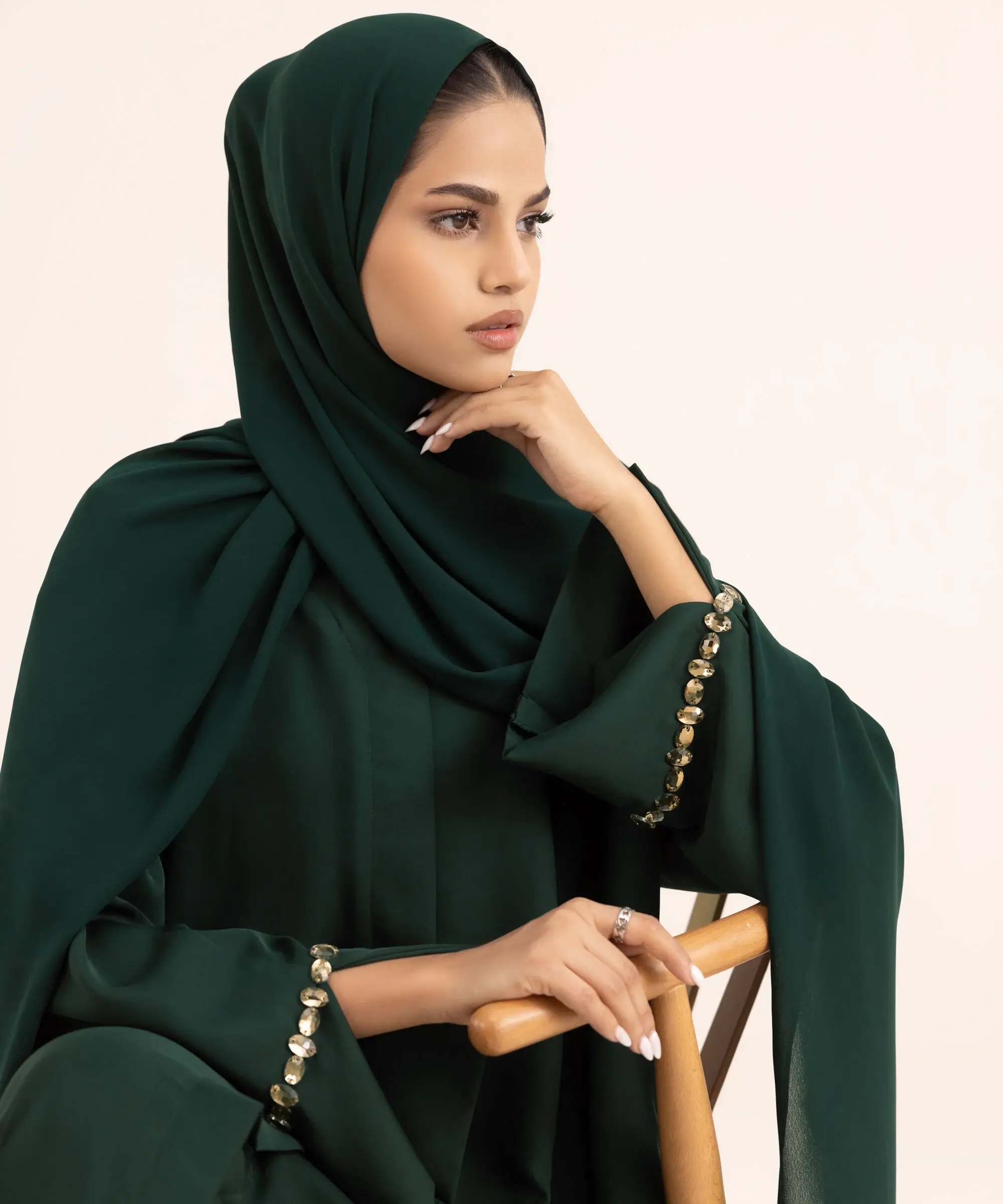 Floral Print Abaya