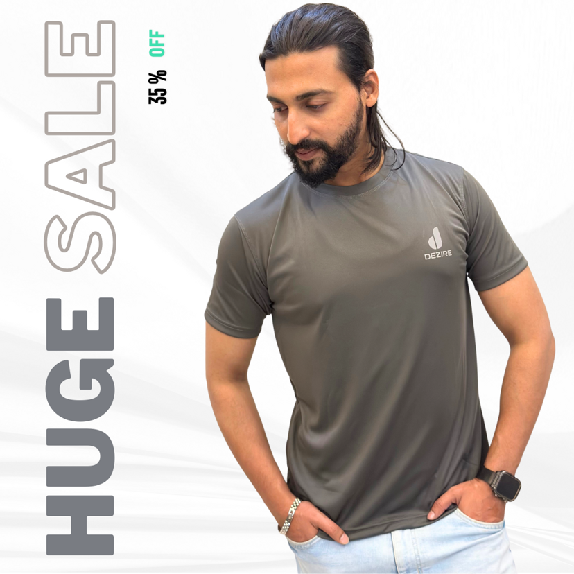Dezire Essential Tee - Gray