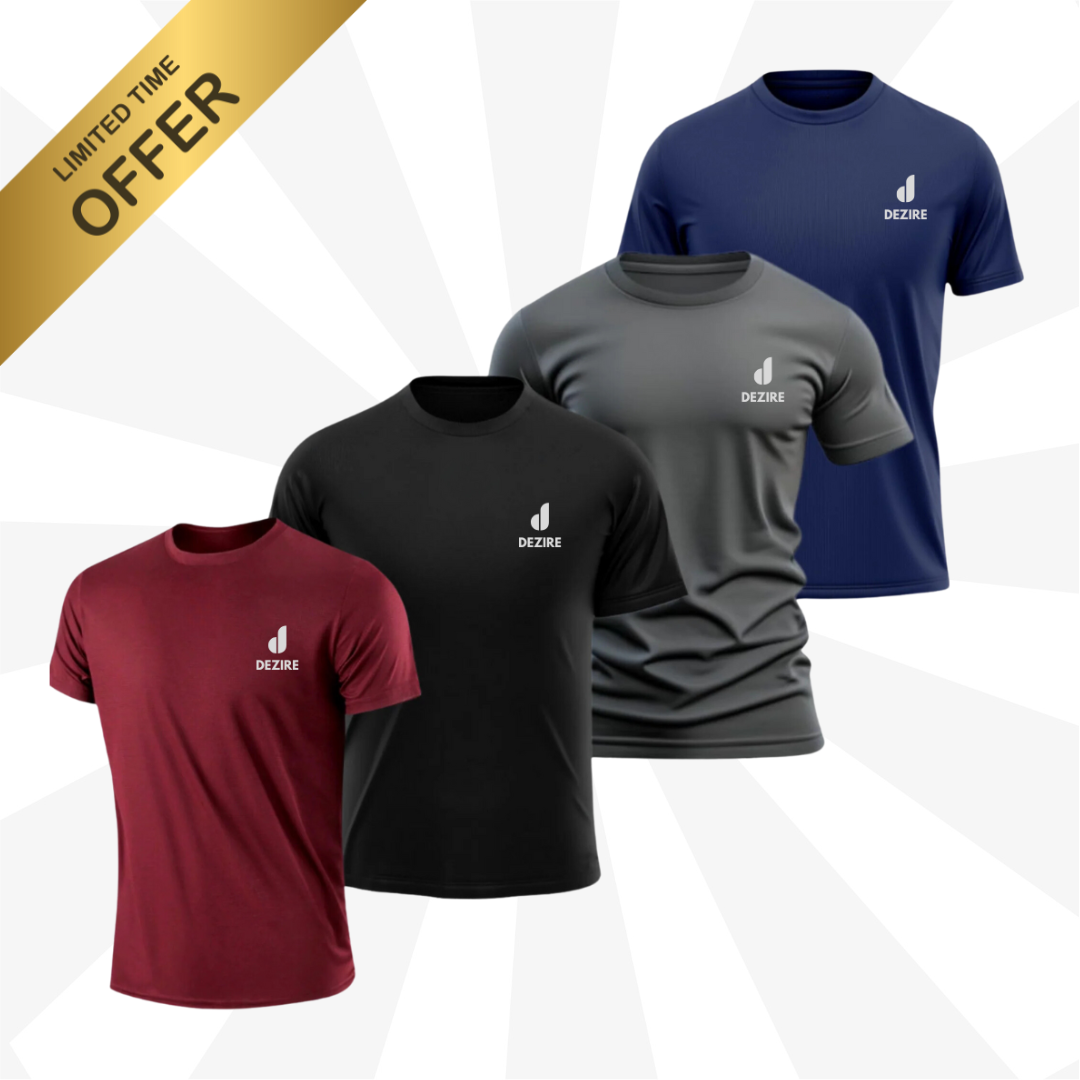 Dezire Pack of 4 Tees - Limited Time Offer