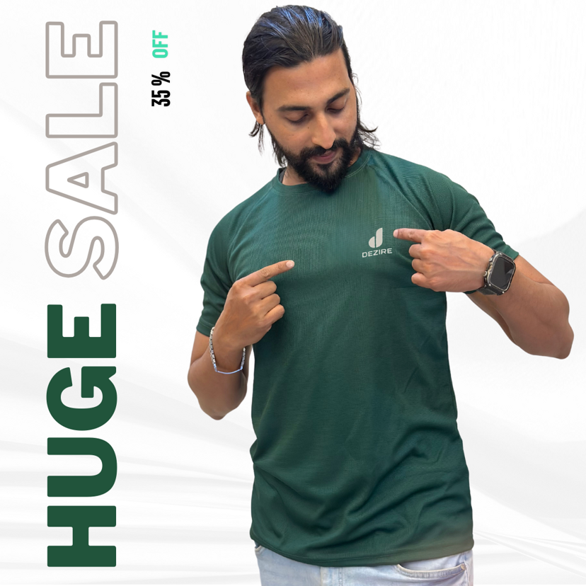 Dezire Textured Tee - Green